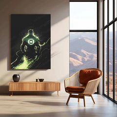 Green Lantern Metal Poster – Iconic DC Superhero Art | Powerful Lantern Corps Wall Decor - TURTLEWINGS 