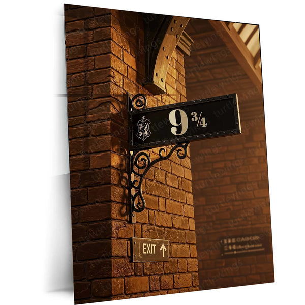 Movies Metal Poster | Harry Potter Metal Poster | Magical Wall Art for Wizarding World Fans - TURTLEWINGS 