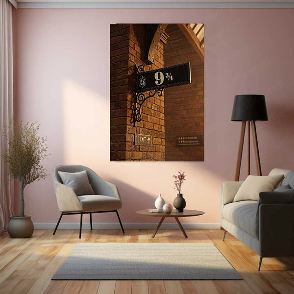 Movies Metal Poster | Harry Potter Metal Poster | Magical Wall Art for Wizarding World Fans - TURTLEWINGS 