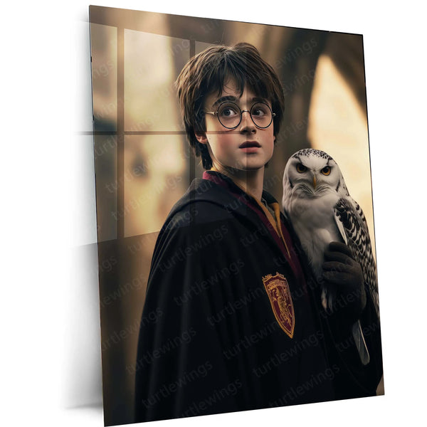 Movies Metal Poster | Harry Potter Metal Poster | Magical Wall Art for Wizarding World Fans 01 - TURTLEWINGS 