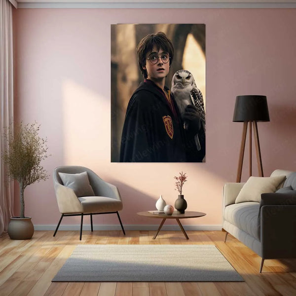 Movies Metal Poster | Harry Potter Metal Poster | Magical Wall Art for Wizarding World Fans 01 - TURTLEWINGS 