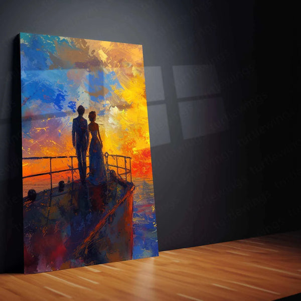 Titanic Romantic Scene – Jack & Rose Metal Poster - TURTLEWINGS 