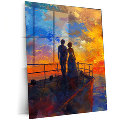 Titanic Romantic Scene – Jack & Rose Metal Poster - TURTLEWINGS 