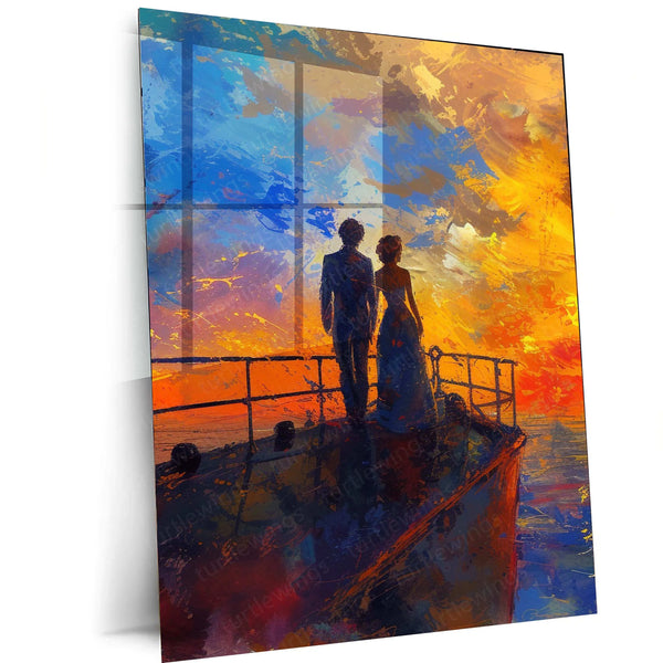 Titanic Romantic Scene – Jack & Rose Metal Poster - TURTLEWINGS 