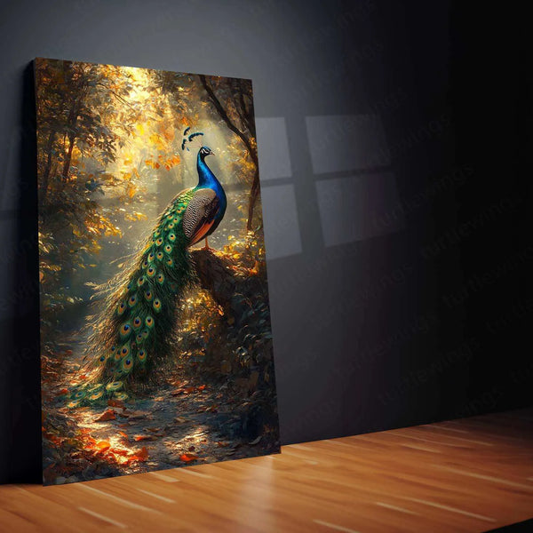 Vastu Collection -Elegant Peacock Metal Frames for Prosperity and Harmony - TURTLEWINGS 