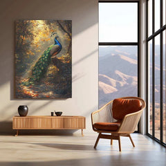 Vastu Collection -Elegant Peacock Metal Frames for Prosperity and Harmony - TURTLEWINGS 