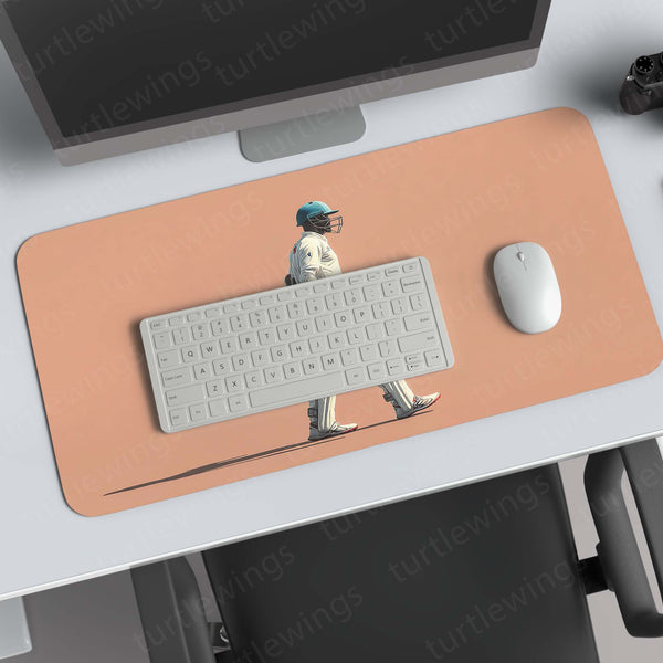 Cricket Deskmat – Mouse Pad for Office & Gaming | Smooth Surface, Non-Slip Base, Premium Print 07