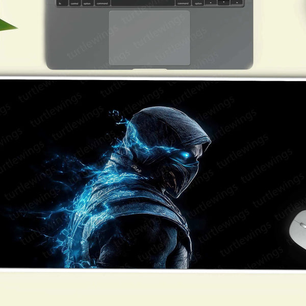 Icy Warrior Sub-Zero Mortal Kombat Legend Deskmat - TURTLEWINGS 