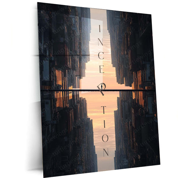 Inception Movie Metal Frame | Leonardo DiCaprio Dream Scene Frame - TURTLEWINGS 