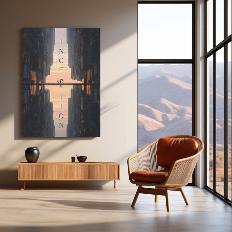 Inception Movie Metal Frame | Leonardo DiCaprio Dream Scene Frame - TURTLEWINGS 