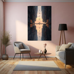 Inception Movie Metal Frame | Leonardo DiCaprio Dream Scene Frame - TURTLEWINGS 