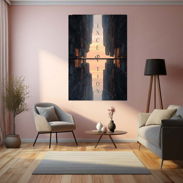 Inception Movie Metal Frame | Leonardo DiCaprio Dream Scene Frame - TURTLEWINGS 