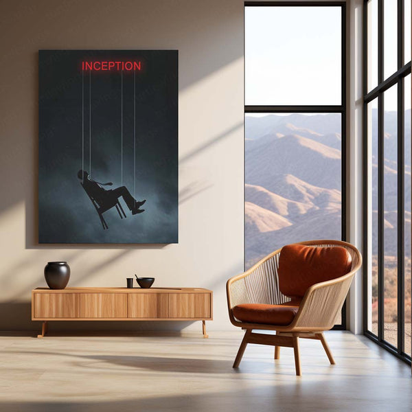 Inception Movie Metal Frame | Leonardo DiCaprio Dream Scene Frame 01 - TURTLEWINGS 