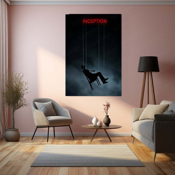 Inception Movie Metal Frame | Leonardo DiCaprio Dream Scene Frame 01 - TURTLEWINGS 