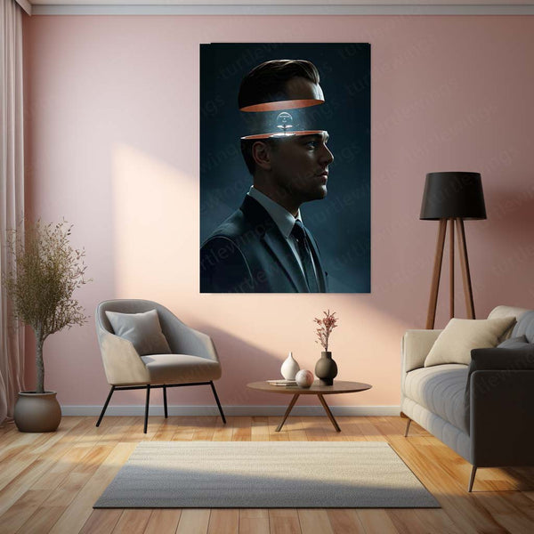 Inception Movie Metal Frame | Leonardo DiCaprio Dream Scene Frame 02 - TURTLEWINGS 