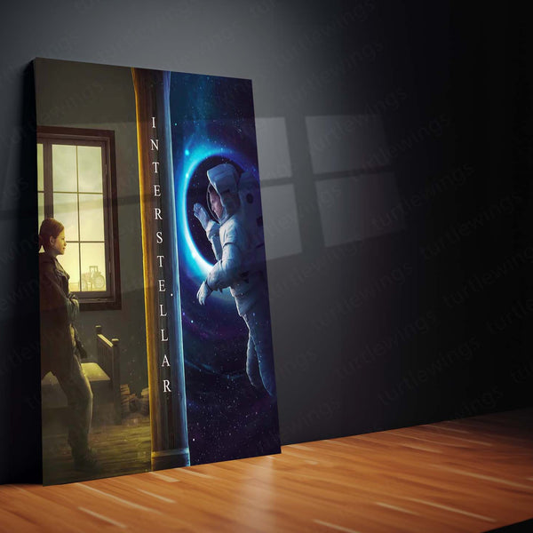 Interstellar – Crossing Dimensions Sci-Fi Movie Poster | Metal Wall Frame