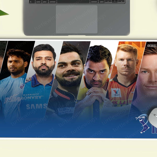 IPL CRICKET  Team Deskmat – Mouse Pad for Office & Gaming | Smooth Surface, Non-Slip Base, Premium Print 06
