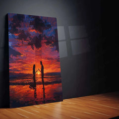 Breathtaking Sunset – Vivid Sky Metal Poster - TURTLEWINGS 
