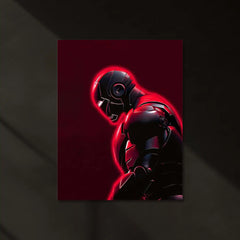 Iron Man Neon LED Frame | Avengers Marvel Superhero Wall Art | Futuristic Arc Reactor Design - TURTLEWINGS 