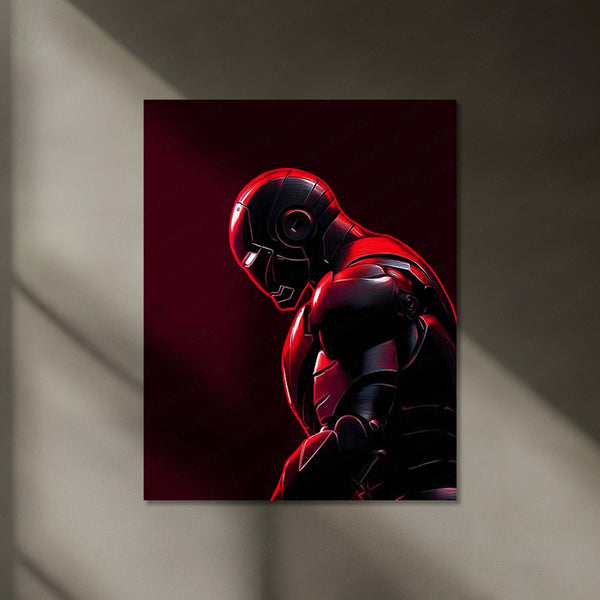 Iron Man Neon LED Frame | Avengers Marvel Superhero Wall Art | Futuristic Arc Reactor Design