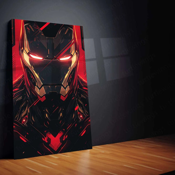 Iron Man Metal Poster – Marvel Superhero Art - TURTLEWINGS 