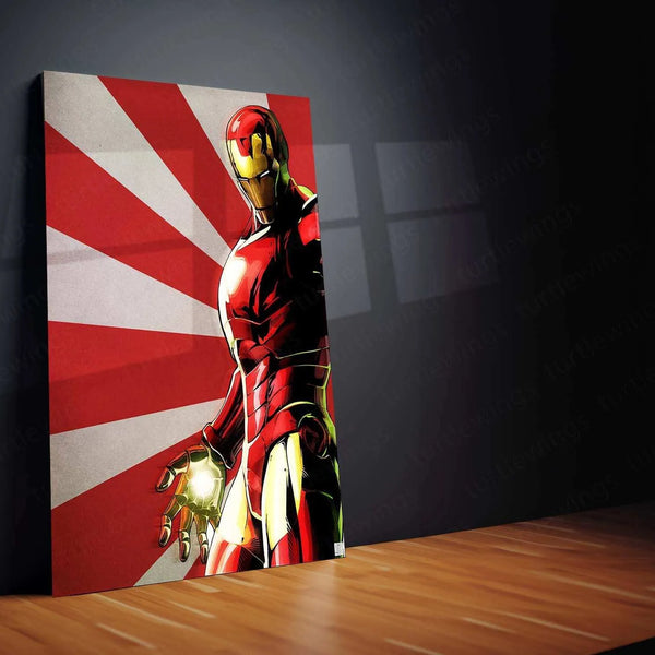 Iron Man by Nicollearl – A Bold and Modern Metal Poster - TURTLEWINGS 