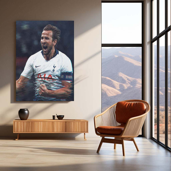 Isco Spain Red Kit Celebration – Metal Frame | Elegant Midfielder Wall Art - TURTLEWINGS 