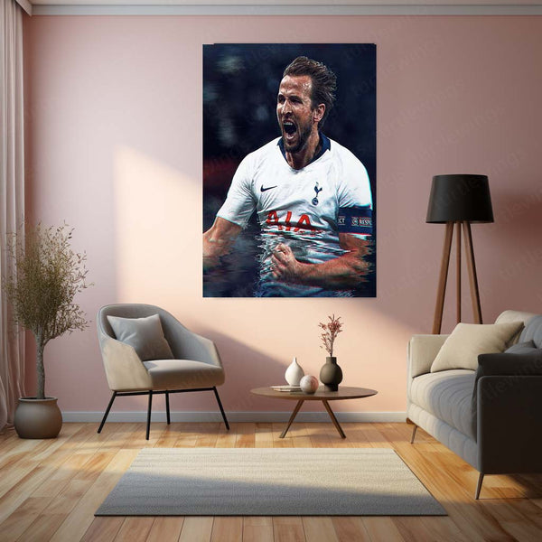 Isco Spain Red Kit Celebration – Metal Frame | Elegant Midfielder Wall Art - TURTLEWINGS 