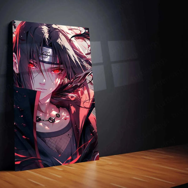 Itachi Uchiha Metal Poster – Naruto Shippuden | Legendary Ninja Wall Art - TURTLEWINGS 