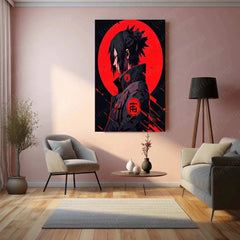 Sasuke Metal Poster | Naruto - TURTLEWINGS 