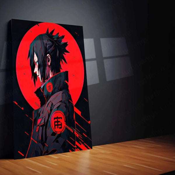 itachi-uchiha metal poster - TURTLEWINGS 