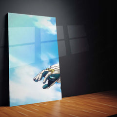 Anime Metal Poster Set of 3 | Izuku Midoriya Hero Academia Sky Triptych Wall Art