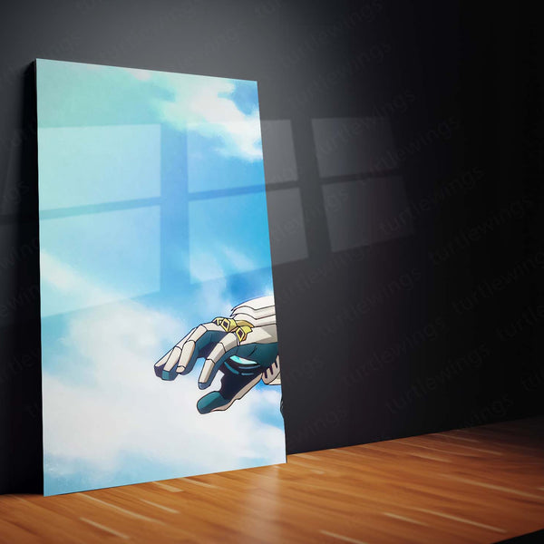 Anime Metal Poster Set of 3 | Izuku Midoriya Hero Academia Sky Triptych Wall Art