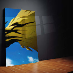 Anime Metal Poster Set of 3 | Izuku Midoriya Hero Academia Sky Triptych Wall Art