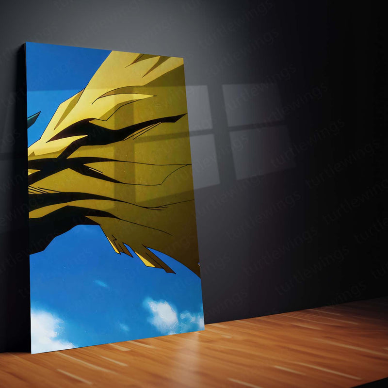 Anime Metal Poster Set of 3 | Izuku Midoriya Hero Academia Sky Triptych Wall Art