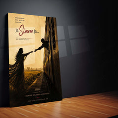 Ja Simran Ja – Timeless Love Story | DDLJ Inspired Romantic Metal Frame | Bollywood Wall Art by TurtleWings