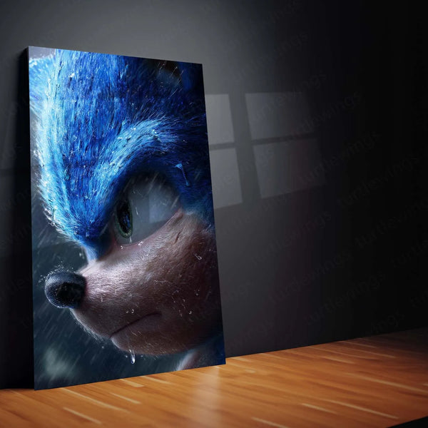 Anime Metal Poster | Close-Up Anime Face Metal Poster | Emotional Expression Wall Art | JCMarti-Inspired Aesthetic - TURTLEWINGS 