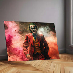 Joker – Strikes | Chaos Unleashed Metal Frame | Dark DC Villain Wall Art - TURTLEWINGS 
