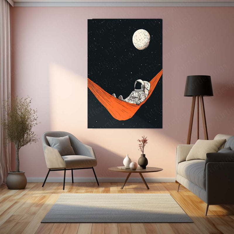 Whimsical Dreamscape | 2D Illustrated Fantasy Art Metal Frame Poster - TURTLEWINGS 