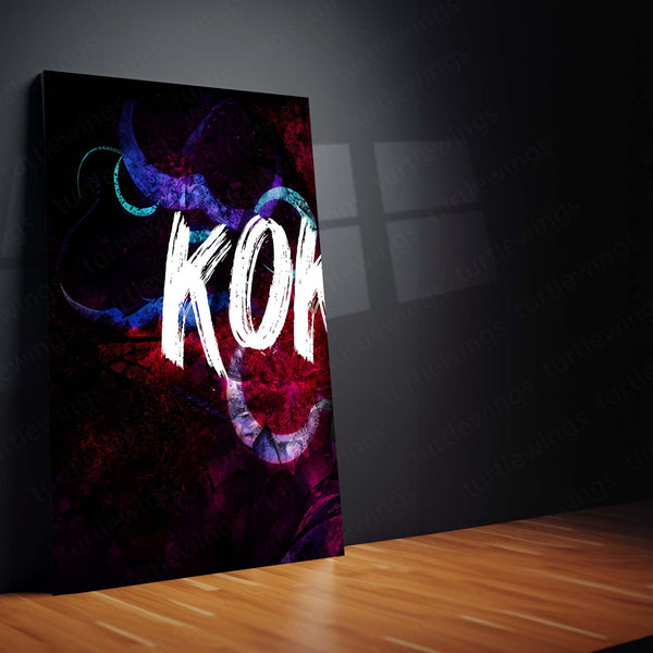 Anime Metal Poster Set of 3 | Kokushibo Upper Rank One Moon Breathing Triptych Wall Art – product image 3
