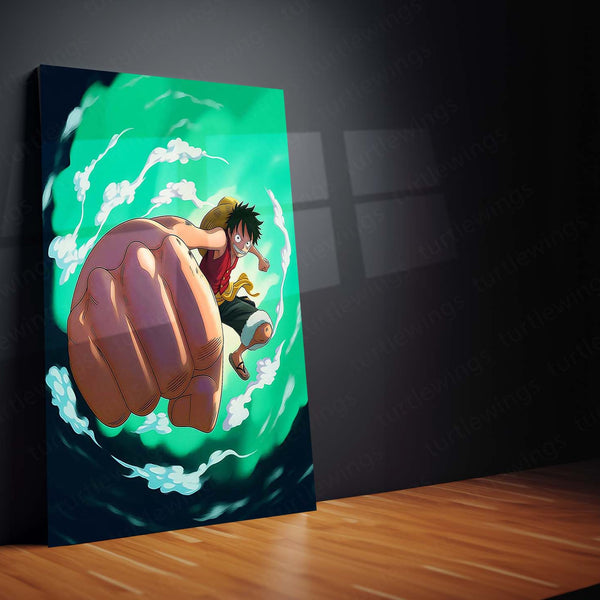 Giant Anime Fist Balloon | Bold Anime Pop Art Metal Frame - TURTLEWINGS 
