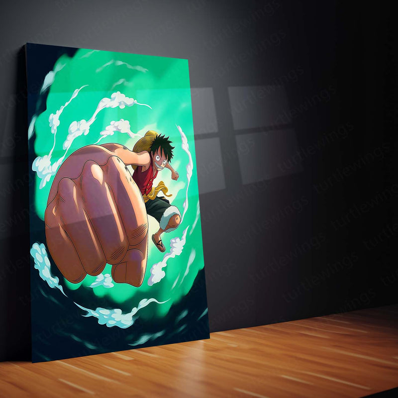 Giant Anime Fist Balloon | Bold Anime Pop Art Metal Frame - TURTLEWINGS 