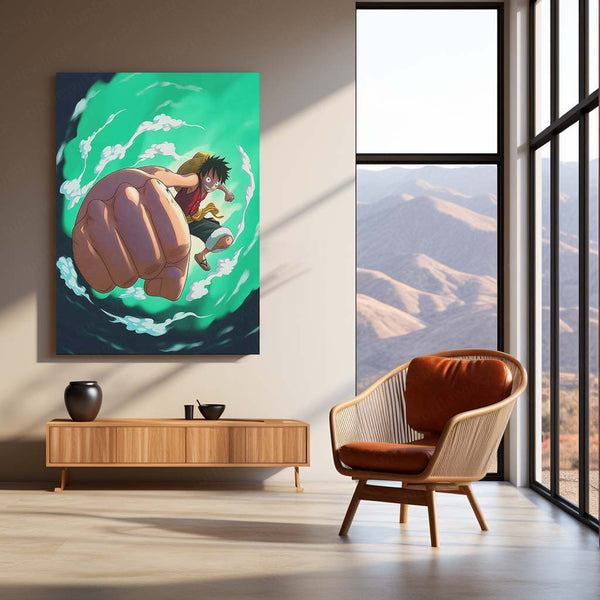 Giant Anime Fist Balloon | Bold Anime Pop Art Metal Frame - TURTLEWINGS 
