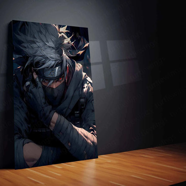 Kakashi Hatake – Naruto Metal Poster - TURTLEWINGS 