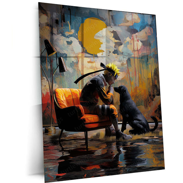 Naruto Art Painting | Anime Metal Frame Poster 01 - TURTLEWINGS 