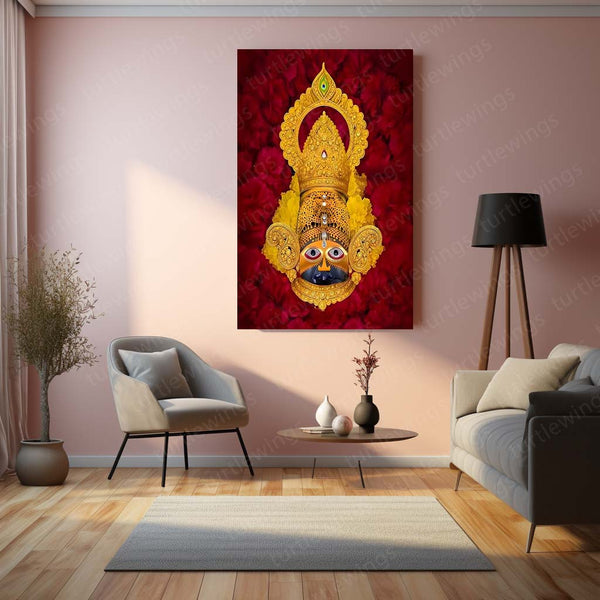 Khatu Shyam Maharaj Rajasthan Spiritual Metal Poster - NEW 02 - TURTLEWINGS 