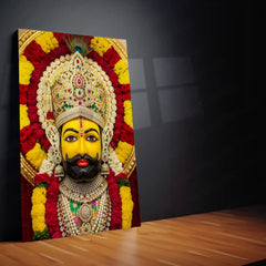 Khatu Shyam Maharaj Rajasthan Spiritual Metal Poster - NEW - TURTLEWINGS 