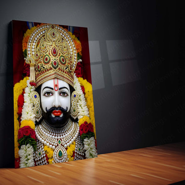 Khatu Shyam Maharaj Rajasthan Spiritual Metal Poster - NEW 01 - TURTLEWINGS 