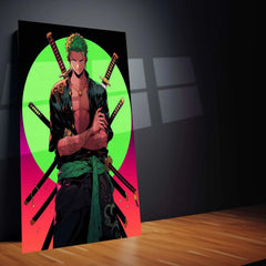 zoro metal poster - TURTLEWINGS 