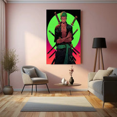 zoro metal poster - TURTLEWINGS 